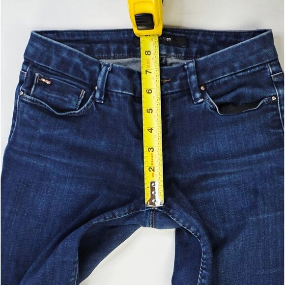 Joe's Jeans Size 24X27 Womens Ankle Chelsea Blue Denim 5 Pocket Logo Tag - Picture 2 of 11